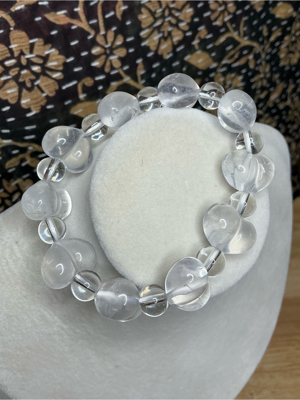 Clear Quartz Hearts